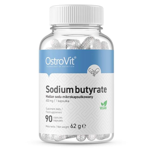 OstroVit Sodium Butyrate 90 caps - Sodium - Vegan - HPMC - Gut & Microbiome