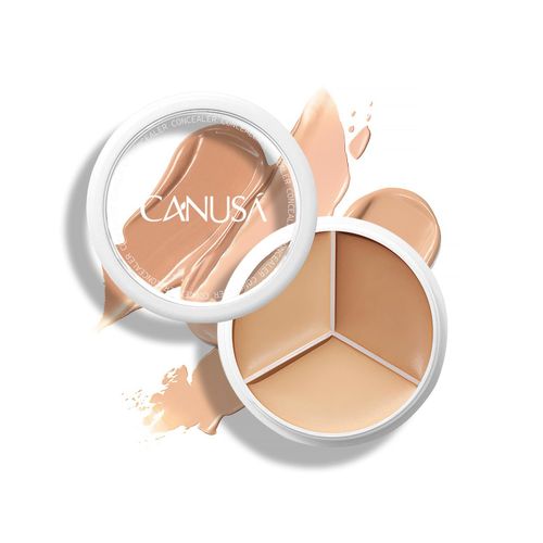 Concealer | Full Coverage | Tri-Color Concealer | Vibrant Color | Waterproof | Long Lasting | Concealer Foundation Flawless Makeup
