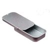 10ml Rectangular Tin with Sliding Lid - Small Travel Container/Sweets/Lip Balm/Favour/Gift/Pill/Cosmetic Box
