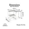MOUNTAIN SUMMIT GEAR Camping Roll Top Kitchen Made from Weather-Resist