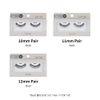 CCAMBBAK Kampak Bold Eyelash Eyelash Extensions Semi-Permanent Idle Type 0.4 - 0.5 inches (10 - 12 mm), Matsueku Self Natural, Popular, DIY False Eyelash (Black, 0.43 inches (11 mm) Bold (Black))
