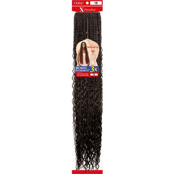 Outre X-Pression - Twisted Up - Boho Box Braid 32" 3X (2T1B/30)