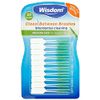 Wisdom WIS8654 Medium Green Clean Between Interdental Brushes - Total 60 by Wisdom
