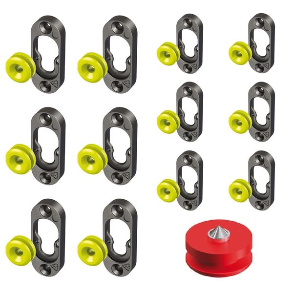 12x Button Fix Type 1 Flush Bracket Marker Guide Kit Connecting Parallel Panels