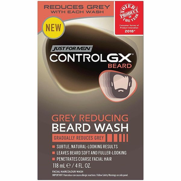 Just For Men Control GX Grey Reducing Shampoo, 5 Fluid Ounce BEARD