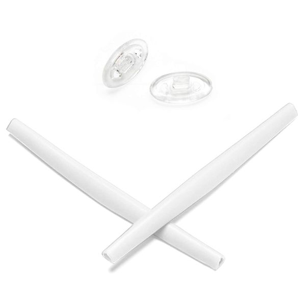 Mryok Replacement Earsocks Nosepiece for Oakley Wiretap Sunglass - White