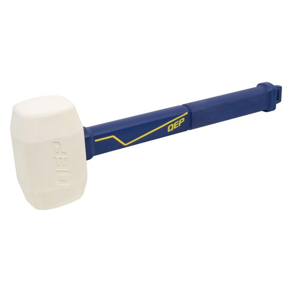 QEP 16 oz. Pro Rubber Floor Mallet with 11.5" Plastic Handle