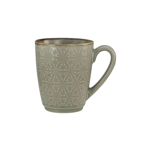 CreaTable Retro Kaffeebecher, Steinzeug, 300 ml, taupe