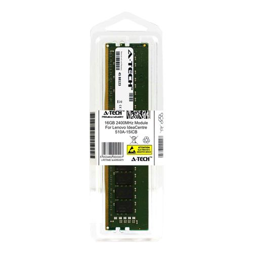 A-Tech 16GB Module for Lenovo IdeaCentre 510A-15ICB Desktop & Workstation Motherboard Compatible DDR4 2400Mhz Memory Ram (ATMS276799A25822X1)