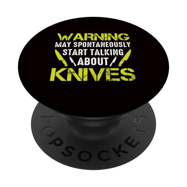 Knife Collector Blade Forge Blacksmith PopSockets with Interchangeable PopGrip