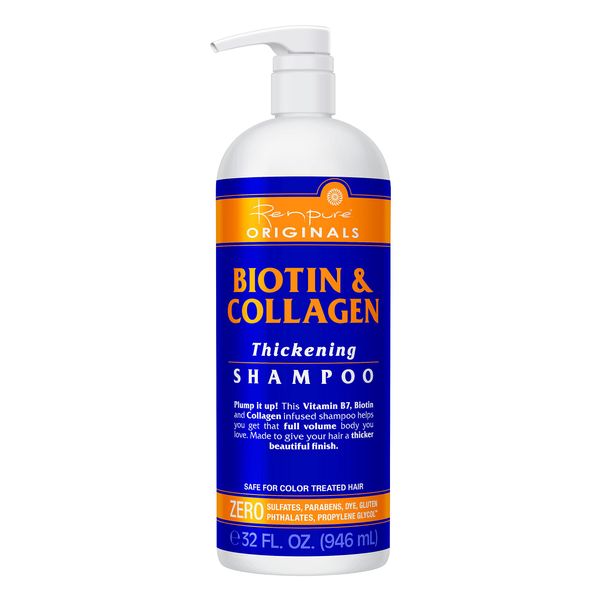 Renpure Biotin and Collagen Shampoo, 32 Ounce by Renpure