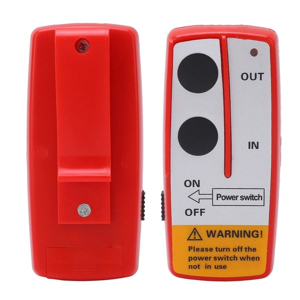 Winden Fernbedienung , Winden Funkfernbedienungsschalter Kit mit Empf?nger 12 V 24 V LKW for ATV SUV(Rot) , ATV/UTV Ersatzteile