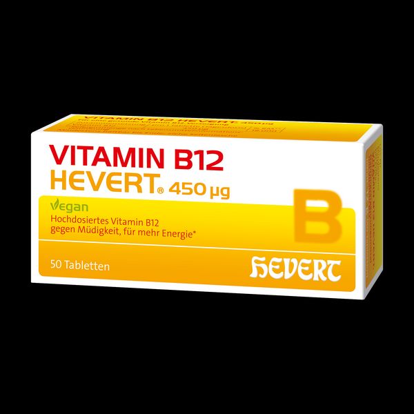 Vitamin B12 Hevert 450 µg, 50 St. Tabletten Hevert-Testen