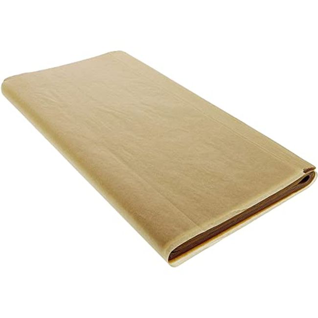 Juvale 100 Pack Square Unbleached Parchment Paper Sheets for Baking, Brown,  16 x 24