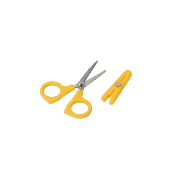 DELISH KITCHEN Pearl Metal Scissors Mini Scissors with Magnet, Yellow CC-1802