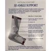 FLA Prolite 3D Right Ankle Support Braces White/Gray Right Foot X-Small