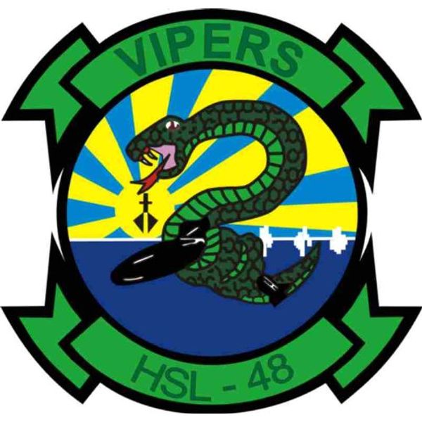 US Navy HSL-48 Vipers Squadron Decal Sticker 3.8"
