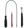 3PCS Telescopic Magnetic Pick-up Tool Set, Flexible Bendable Spring Magnet Stick