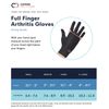 Copper Compression Arthritis Gloves - Relief for Hand Pain and Carpal Tunnel (X-Large)