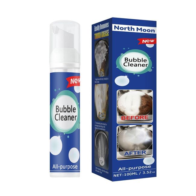 Bubble Cleaner Foam Spray, Powerful Stain Removing 100ml