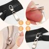 Zipper Pull Replacement 10 Pcs Metal Zipper Puller Multicolor Zipper Pull Removable Zipper Pulls Zip Puller Replacement for Backpacks, Jeans, Clothes, Suitcases(Oval Shape)