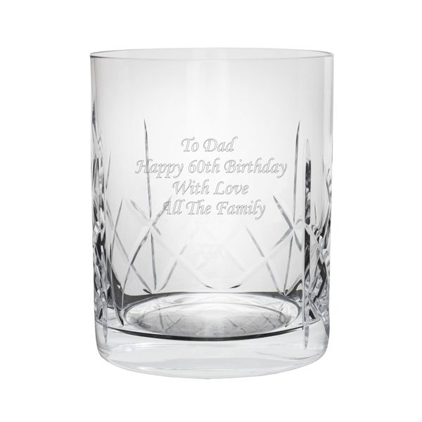 Personalised Crystal Whisky Tumbler