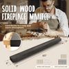 60X8X3 Fireplace Mantel - Handcrafted Hollow Rustic Solid Wood Wall Mounted Floa