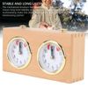 Chess Timer,International Chess Clock,Professional Chess Clock Game Timer, Analogue Clock Chess Timer,No Battery Needed,High Accuracy Mechanical Tool