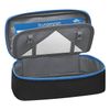 Wedo 24243010 Pencil Case with Inner Flap - Black/Blue