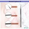 Dental Care Tool Explorer #9 to Remove Plaque and Tartar at Home Made of Stainless Steel with Precision Tips Knurled Handle Design for Firm Grip to Remove Teeth Stain Pet Oral Hygiene Care