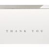 Papyrus Thank You Cards with Envelopes, Silver Border (16-Count)