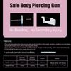 Beautidots 18PCS Body Piercing Kit for Ear/Nose/Lip/Eyebrow/Belly Button/Nipple Stainless Steel Piercing Needles Tools Safety Painless Disposable Self Piercing Gun