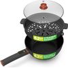 NutriChef Multifunctional Electric Frying Pan - Non-Stick, 1000W