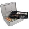 BARSKA 10-Inch Cash Box with Combination Lock , Gray