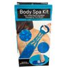 Body Spa Kit: Double-Sided Back Scrubber And Massaging Foot Brush