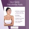 Silc Skin Decollette Pad - Reusable Self-Adhesive Overnight Chest Patch, Made with Medical Grade Silicone, Smooths Fine Lines and Stretch Marks, 1 Pad