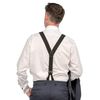 Button-Down Formal Dress Suspenders/Braces, 3.5cm - Red (Standard)