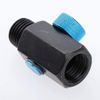 POFET 2pcs 1/4 NPT Inline Regulator Solid Steel Compressed Air Pressure Valve Tool