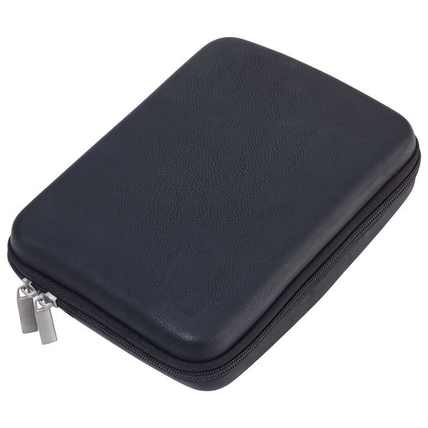 Troika Organizer-Etui mit Reißverschluss "travel Case" – Kabel-Organizer, Reise-Kosmetik– 3 Innenfächer – 6 Elastikband-Schlaufen – Trennwand (innen) – Kunstleder, Samt – schwarz