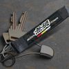 MUGEN Black Racing Keychain Metal Backpack key Ring Hook Strap Lanyard Nylon