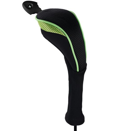 Andux Long Neck Golf Hybrid Club Headcovers with Interchangeable Number Tags Set of 4 (Green)
