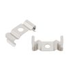 sourcingmap 6 Pcs T4 Fluorescent Tube Lamp Socket Lampholder Bracket Clip Silver Tone