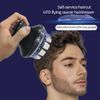 Cordless Circular Hair Clipper with LED Display Automatic Circular Hair Trimmer