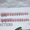 24 Nail Pieces Elegant Temperament Flash Small Floral Coming-of-Age Nails Reception Party After-Party Wedding Nail Tips