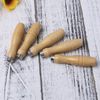 DOITOOL 5pcs 4.2 Inch Wooden Handle for File Cutting Tool Craft