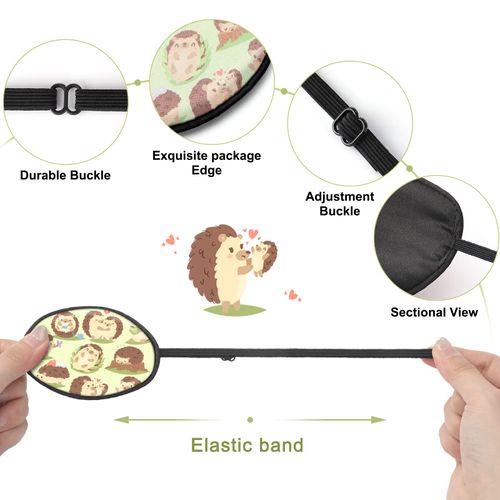 6 Pcs Eye Patches for Kids, Kids Eye Patches Silk Eye Patch Cute Elastic Lazy Eye Patch Kids Eye Patch with Elastic Strap for Single Right or Left Eye 6 Styles