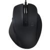 Nakabayashi Z8344 Digio2 Ultimate Shape Wired Mouse, 5 Buttons, Blue LED, Medium, Black