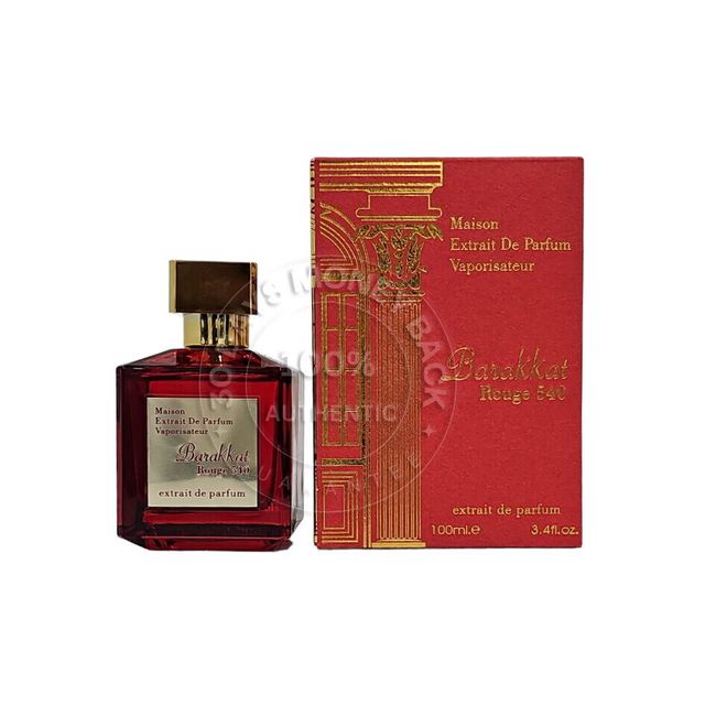 Fragrance World Barakkat Rouge 540 Extrait De Parfum 100 ml / 3.4 oz Unisex Spra