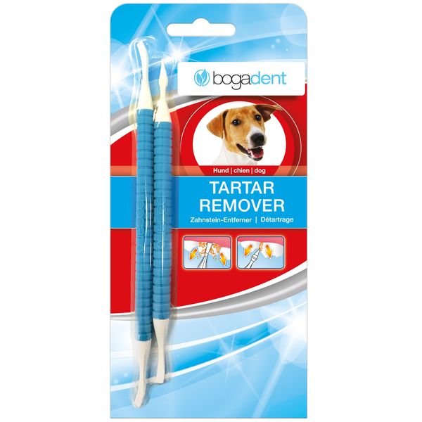 Bogadent Tartar Remover - Zahnsteinentferner Hund aus Hartplastik - Hund Zahnsteinentferner für eine schonende & effektive Zahnsteinentfernung - Auch für Katzen geeignet