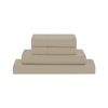 Modern Threads Soft Microfiber Solid Sheets - Luxurious Microfiber Bed Sheets - Includes Flat Sheet, Fitted Sheet with Deep Pockets, & Pillowcases Taupe Twin